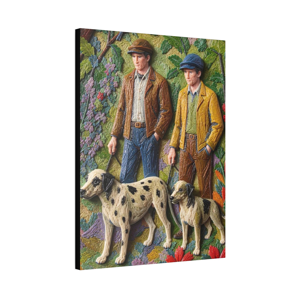 Companions of the Garden Path Canvas Stretched, 1.5''