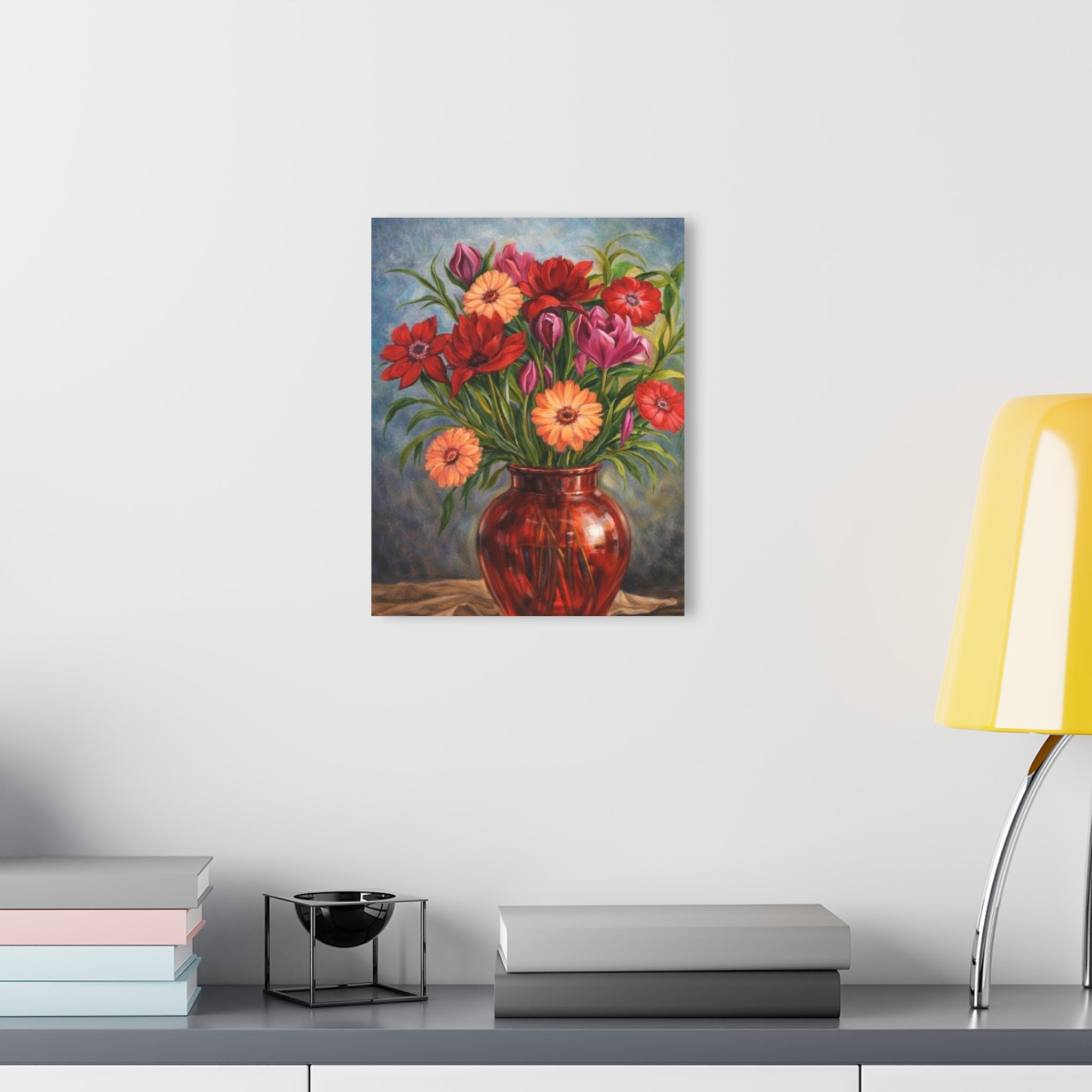 Crimson Blossoms in Bloom