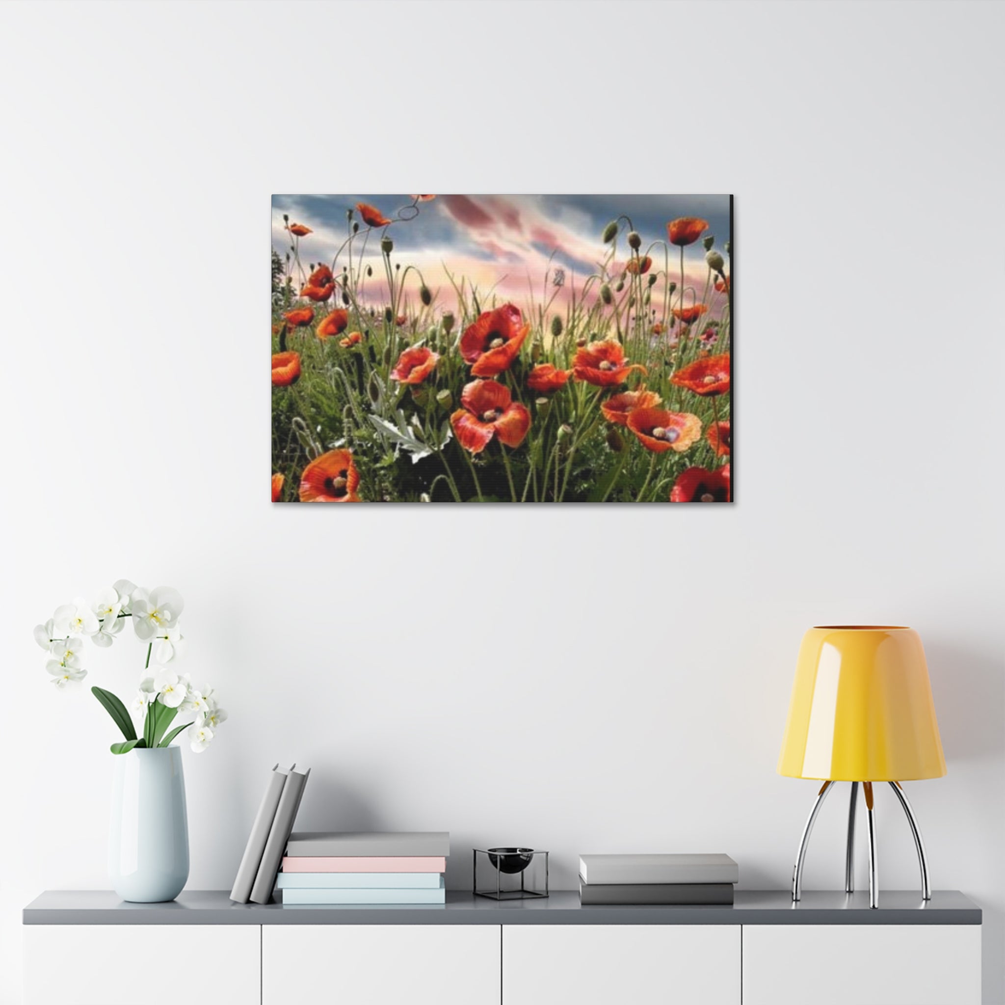 Whispers of the Poppy Meadow Canvas Stretched, 1.5''