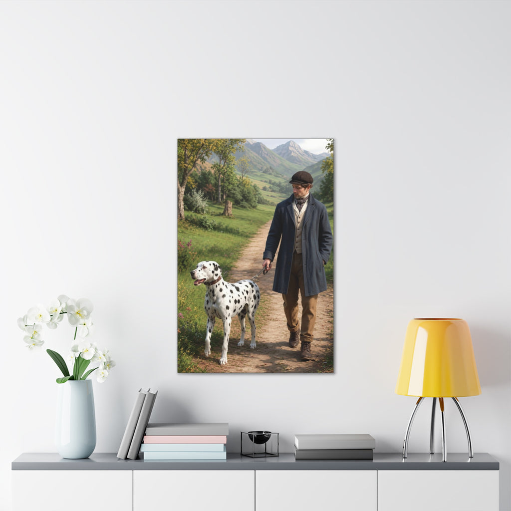 The Dalmatian Walk – Countryside Companion Art Print