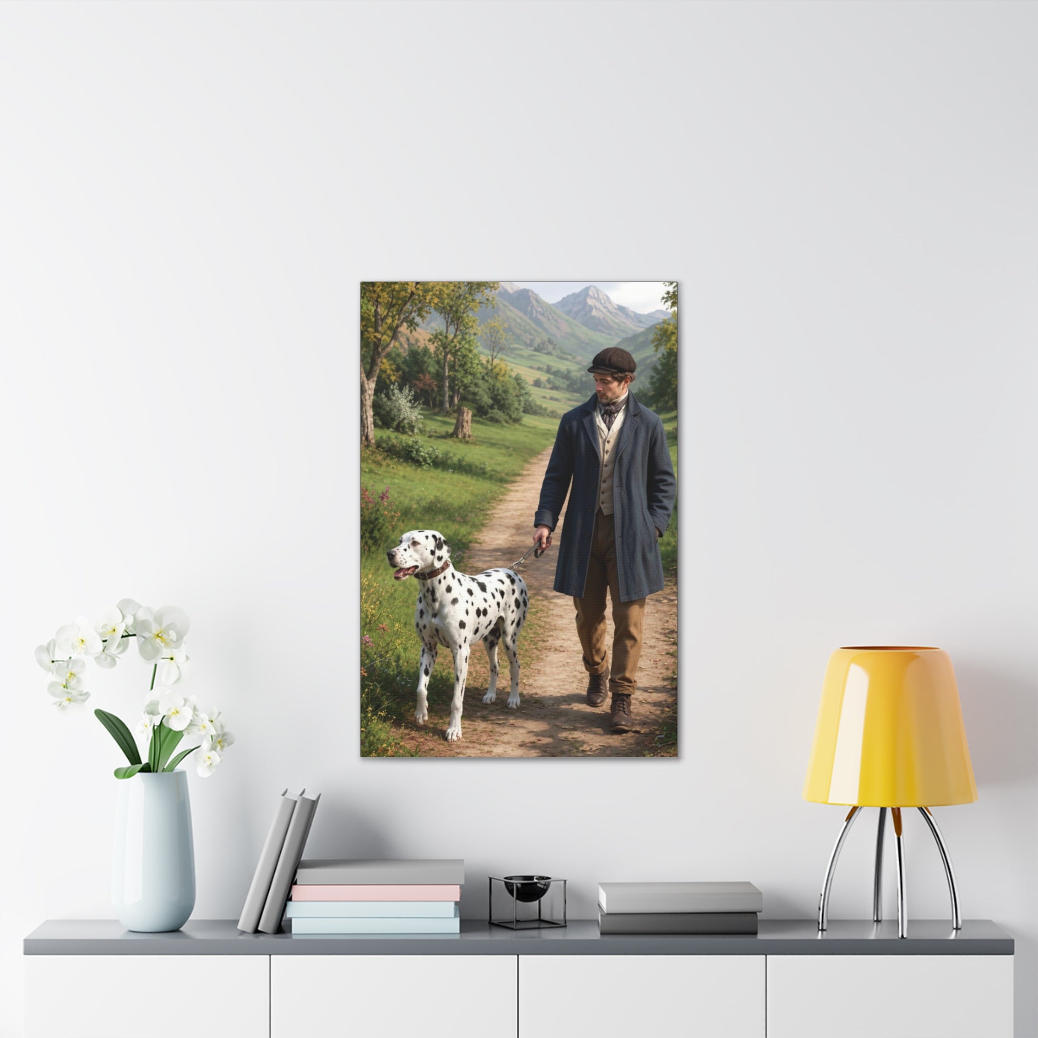 The Dalmatian Walk – Countryside Companion Art Print