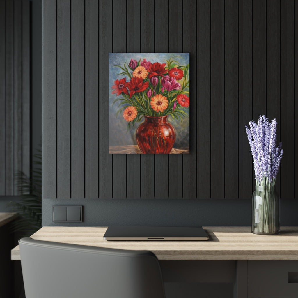 Crimson Blossoms in Bloom