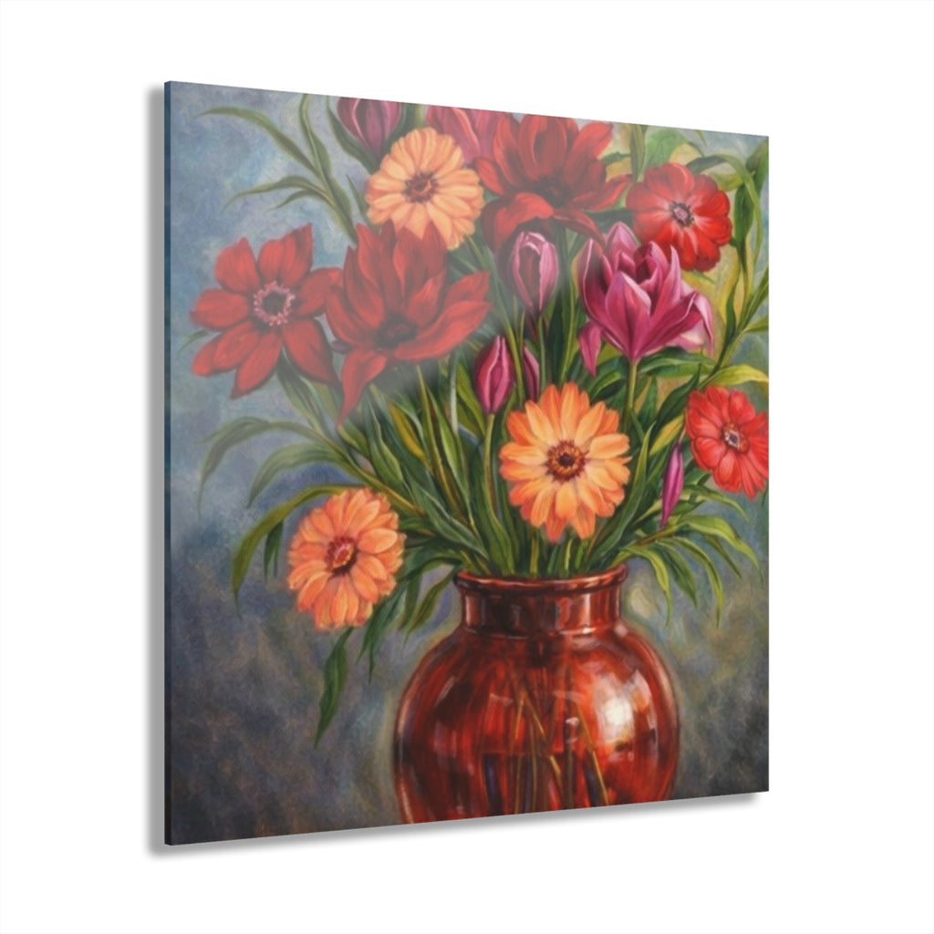 Crimson Blossoms in Bloom