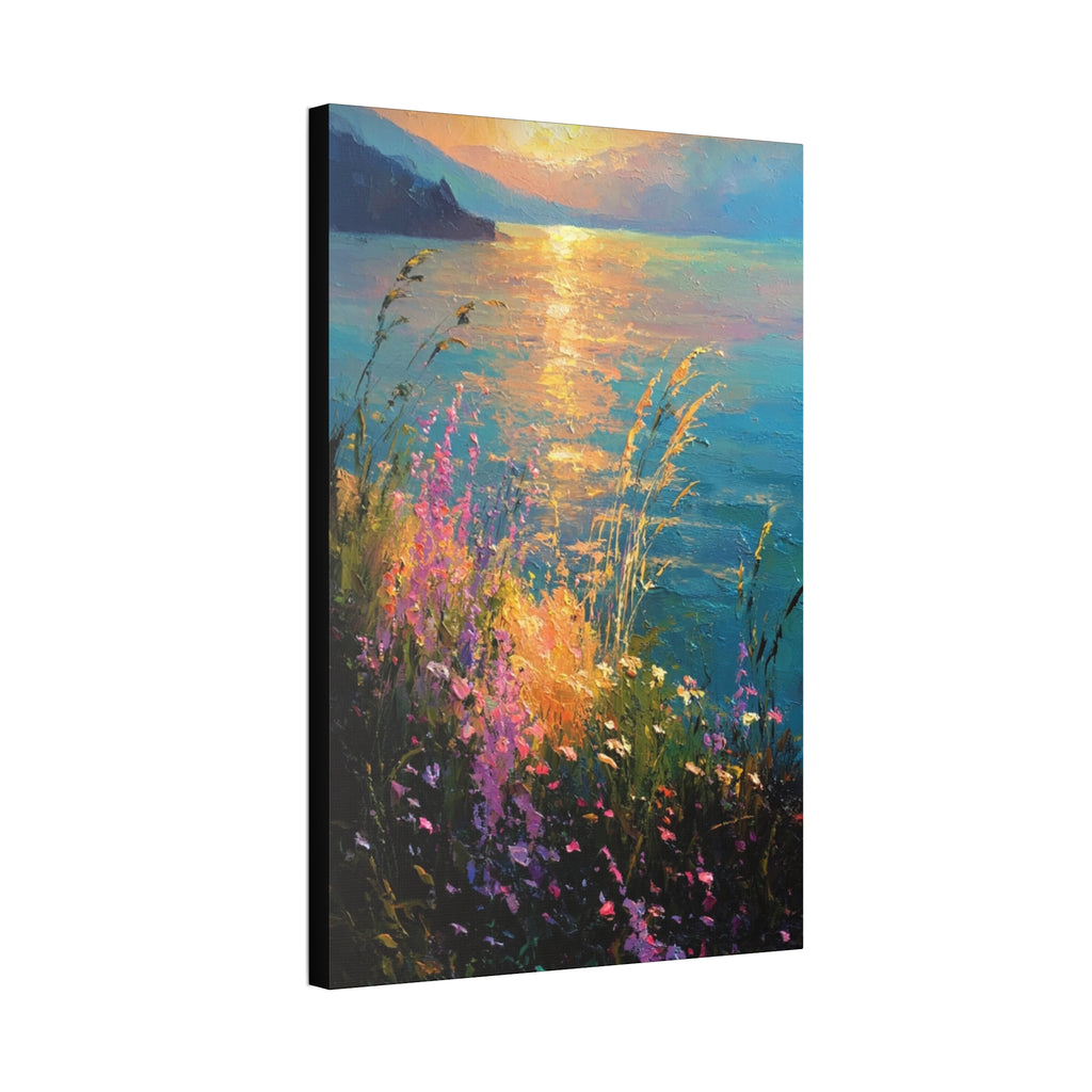 Golden Reflections at Twilight  Canvas Stretched, 1.5''