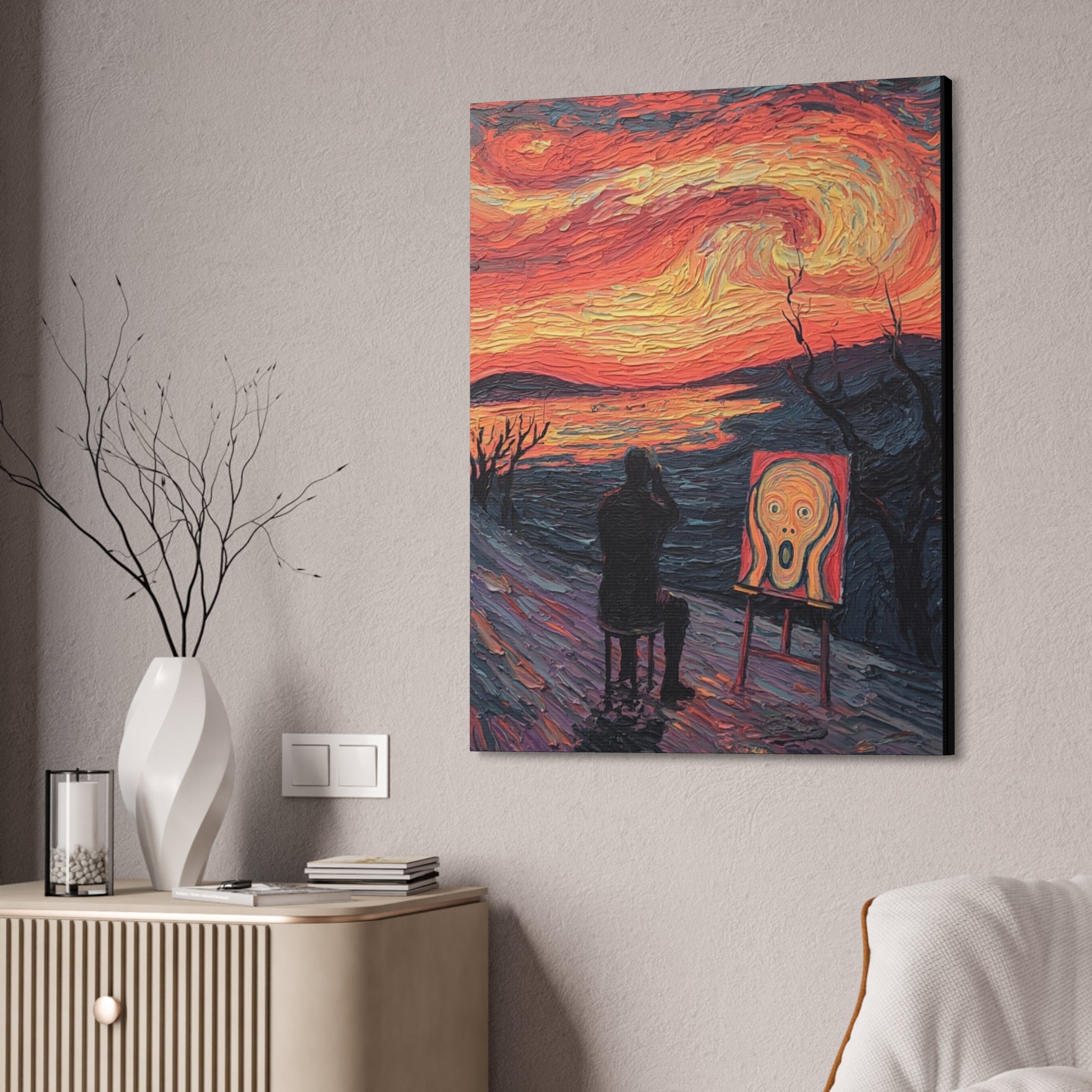 The Artist and the Echo  Canvas Stretched, 1.5''