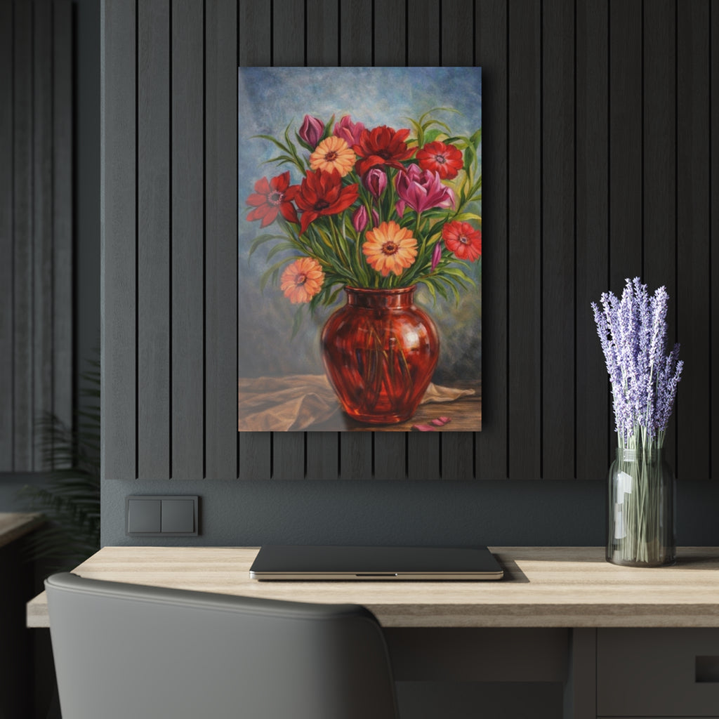 Crimson Blossoms in Bloom