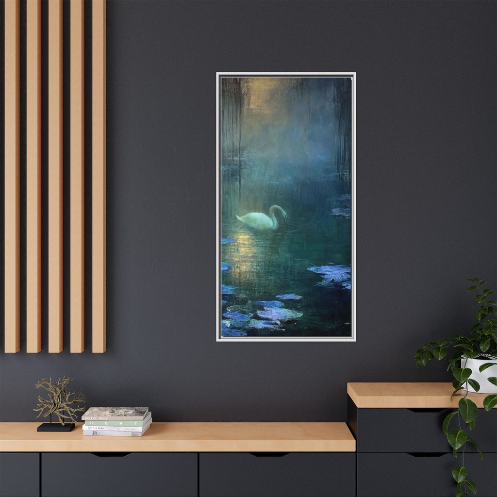 The Weight of Silence   Matte Canvas, Framed (Multi-color)
