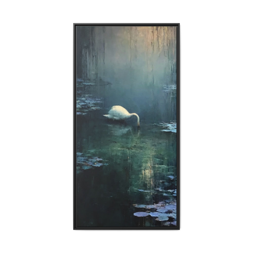 Tears Upon Still Waters Matte Canvas, Framed (Multi-color)