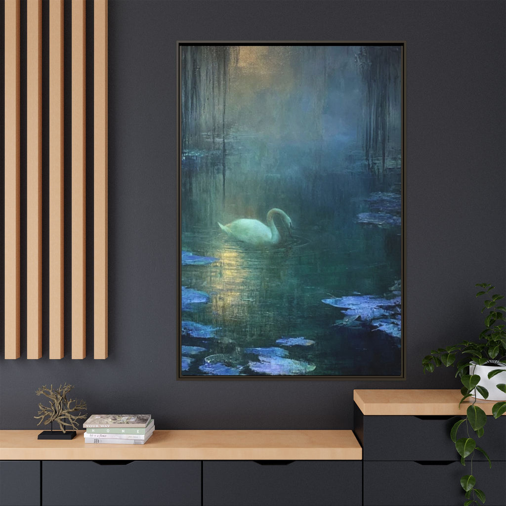 The Weight of Silence   Matte Canvas, Framed (Multi-color)