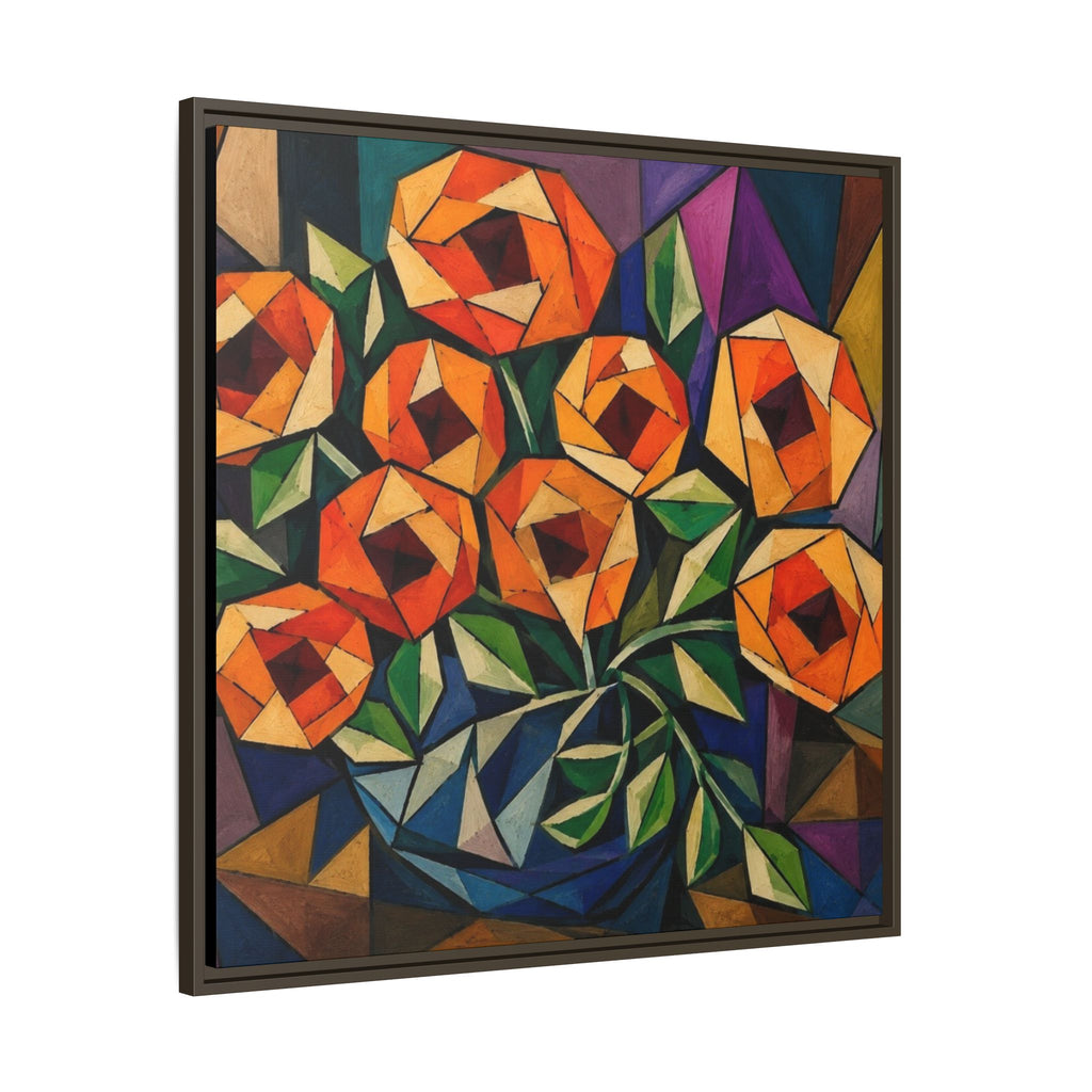 Radiant Geometry  Matte Canvas, Framed (Multi-color)