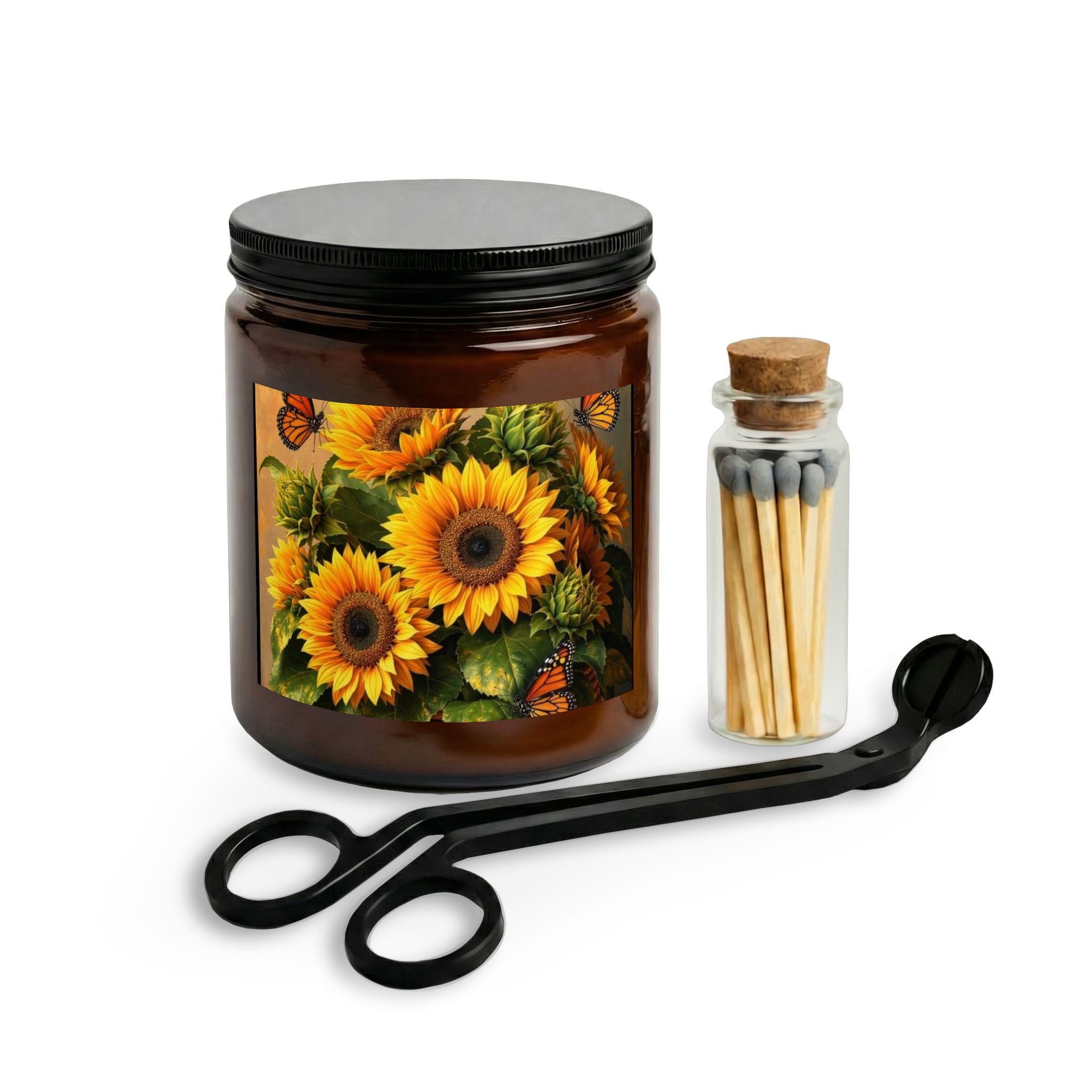 Candle Set with Matches and Wick Trimmer