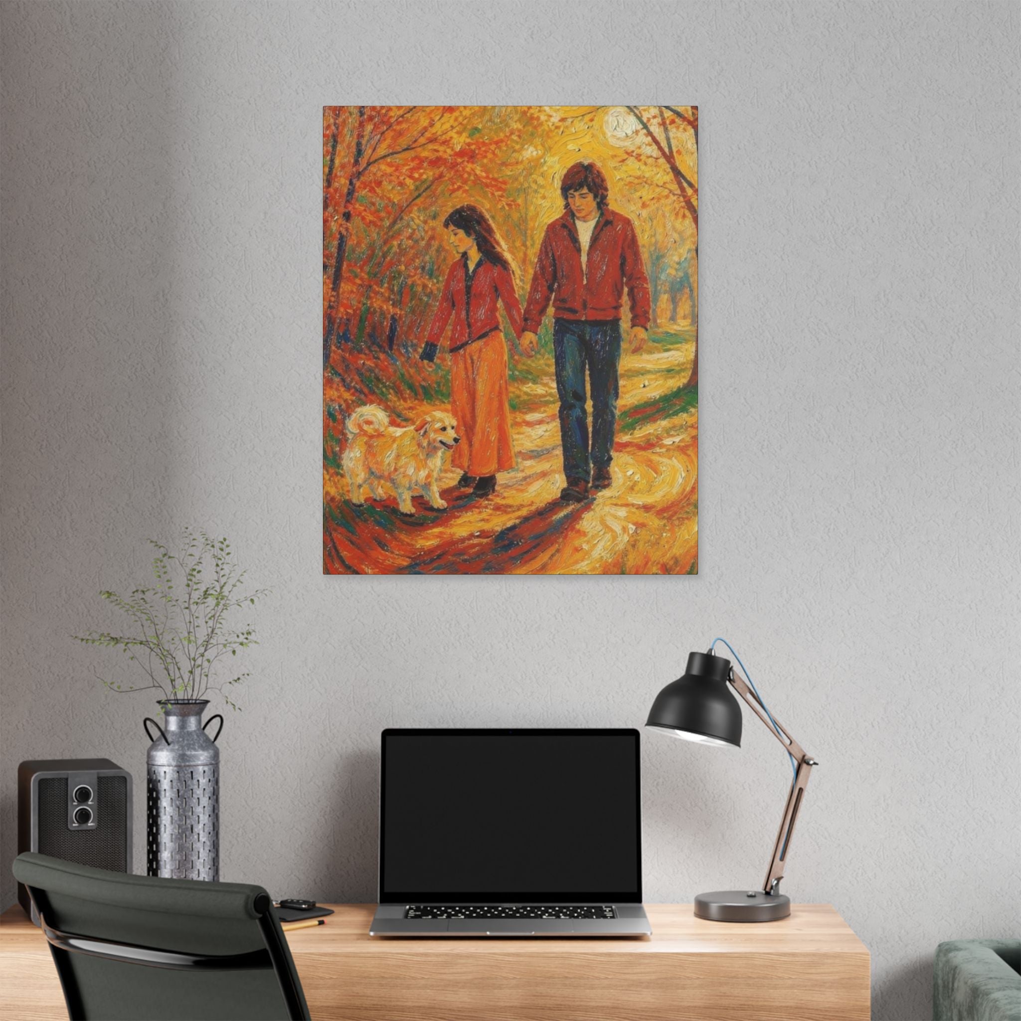 Autumn Promenade     Classic Stretched Canvas