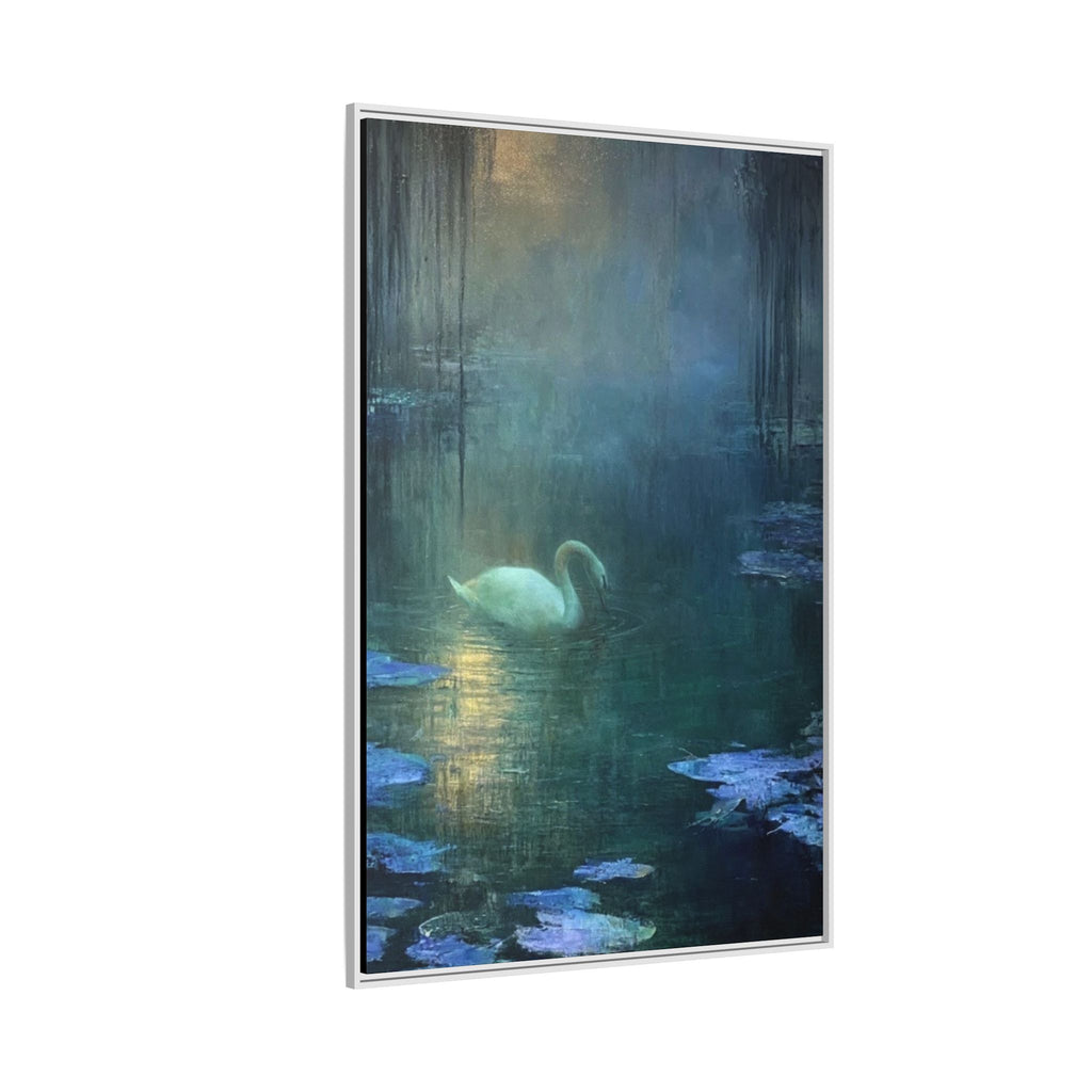 The Weight of Silence   Matte Canvas, Framed (Multi-color)
