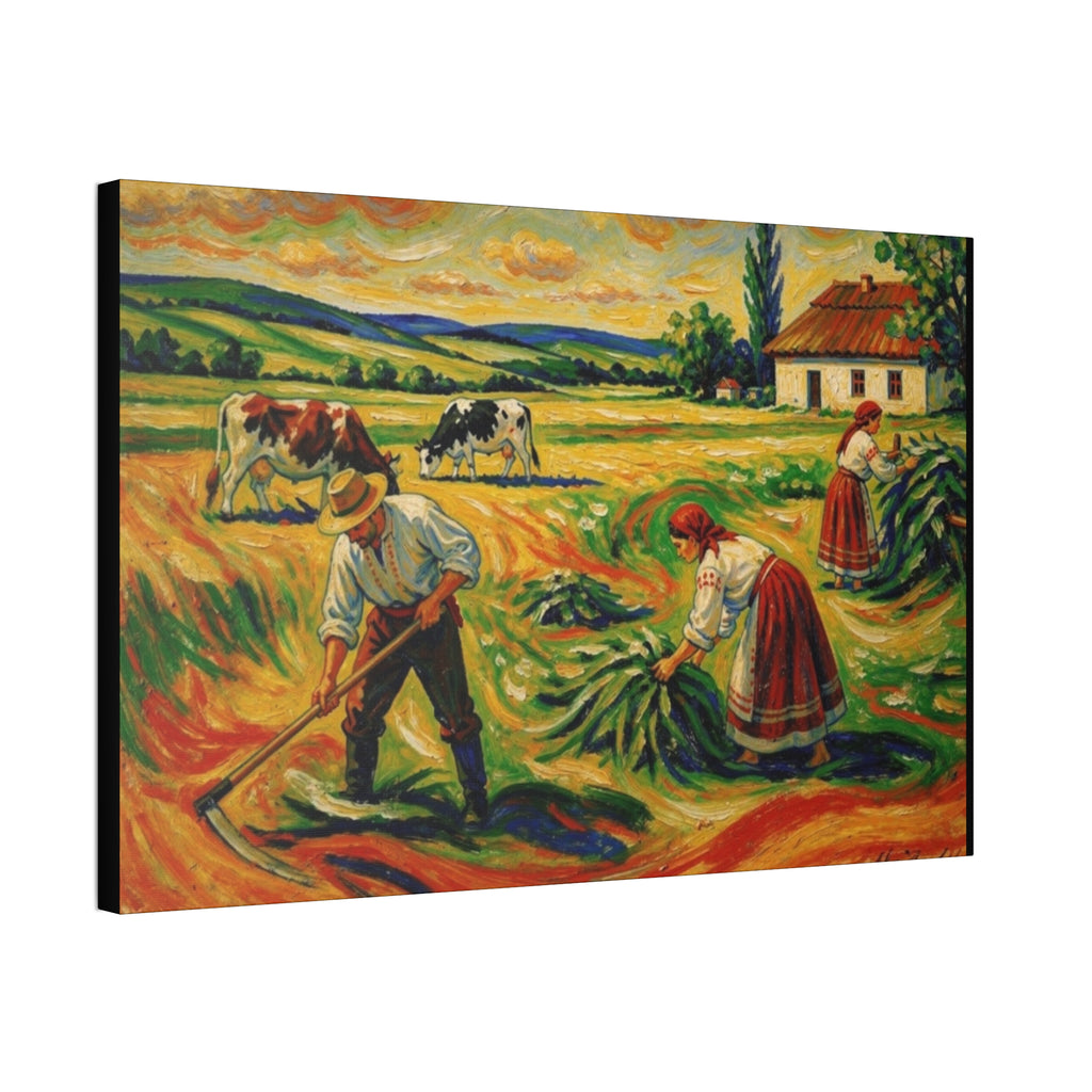 Gathering the Harvest Canvas Stretched, 1.5''