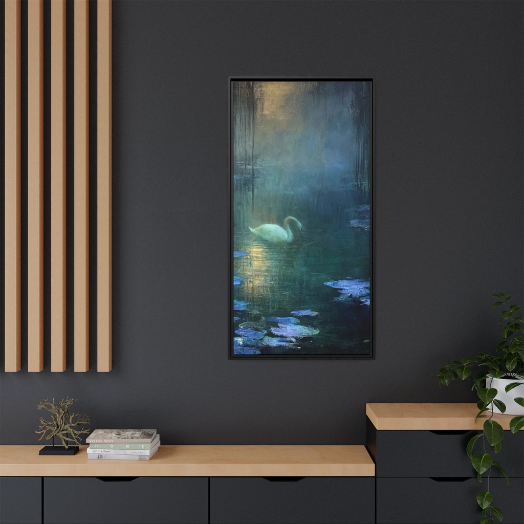 The Weight of Silence   Matte Canvas, Framed (Multi-color)