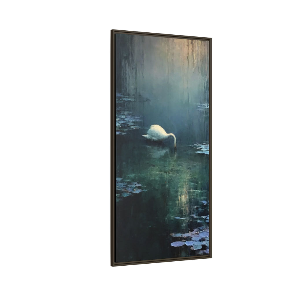 Tears Upon Still Waters Matte Canvas, Framed (Multi-color)
