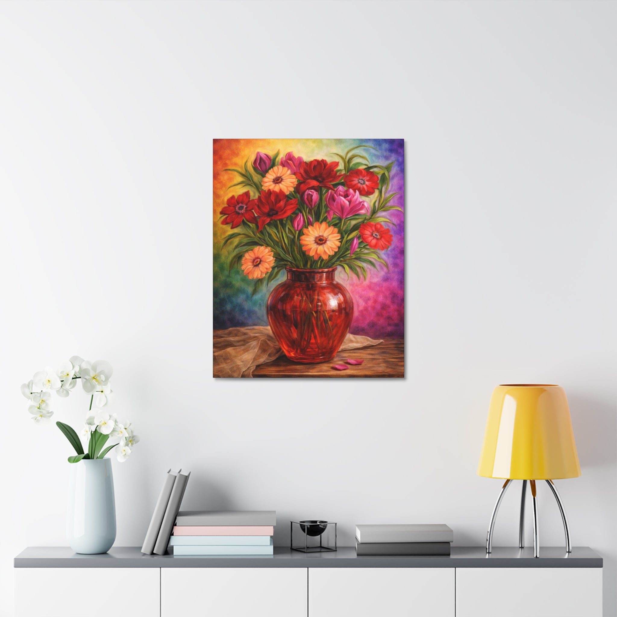 Bouquet of flowers      Stretched Canvas