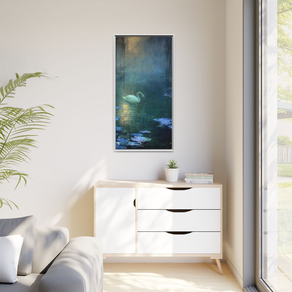 The Weight of Silence   Matte Canvas, Framed (Multi-color)