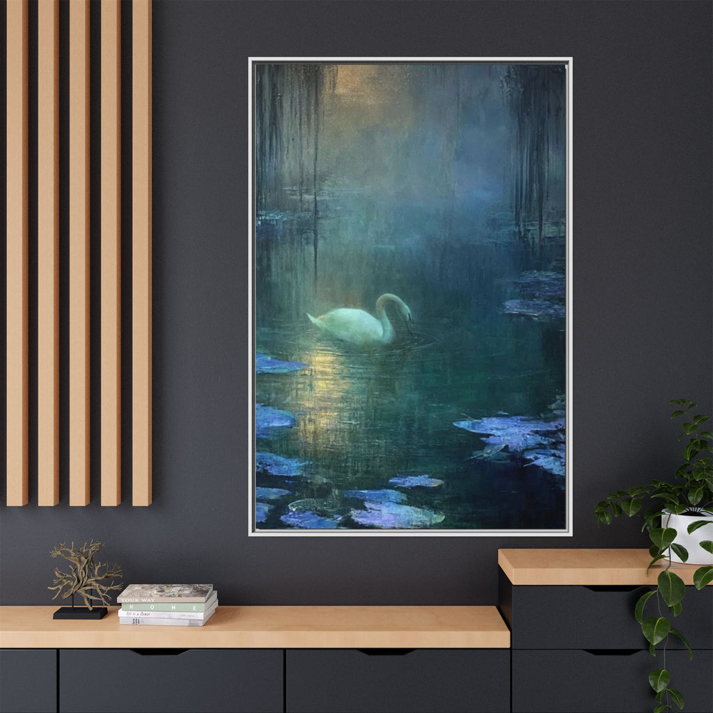 The Weight of Silence   Matte Canvas, Framed (Multi-color)