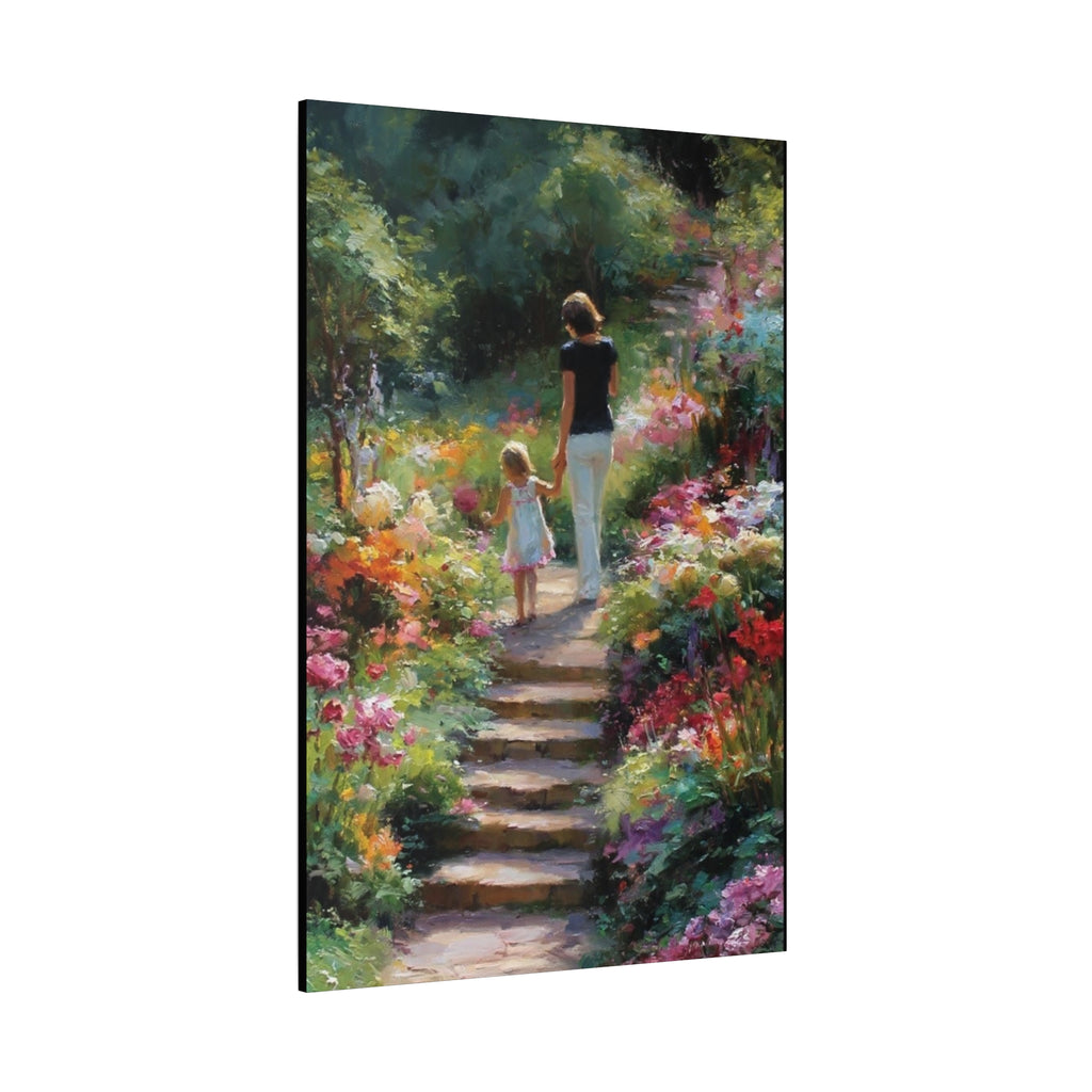 Hand in Hand Through the Garden  Matte Canvas, Stretched, 1.25"