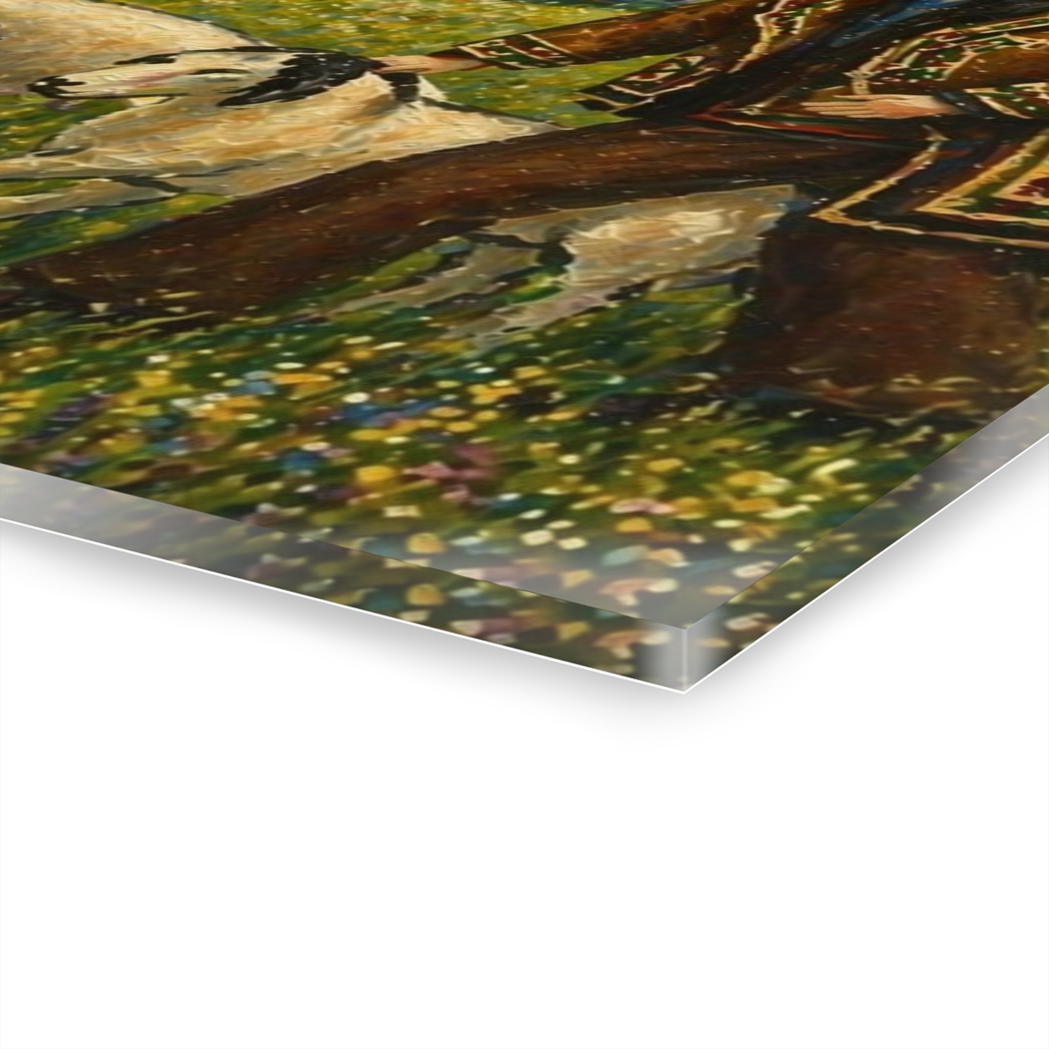 Mountain Shepherds – Rustic Countryside Acrylic Wall Art