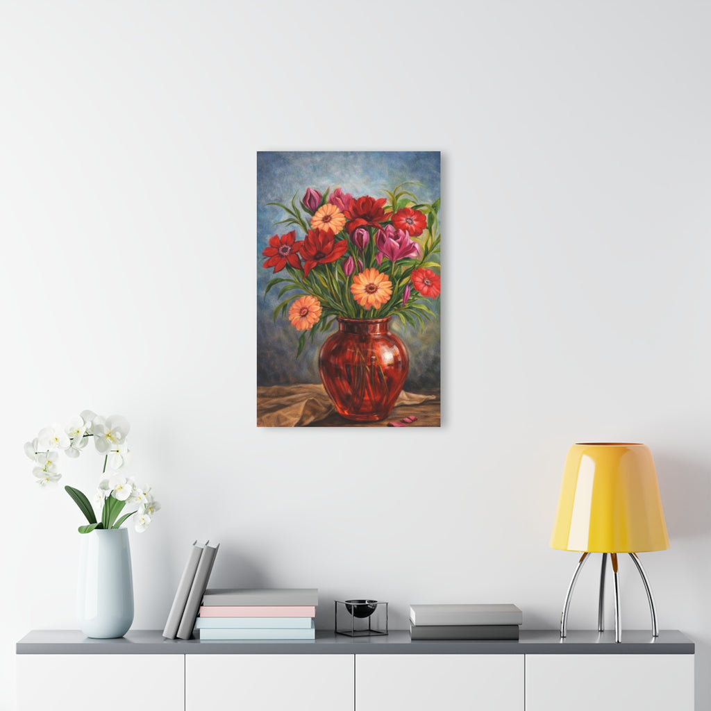 Crimson Blossoms in Bloom
