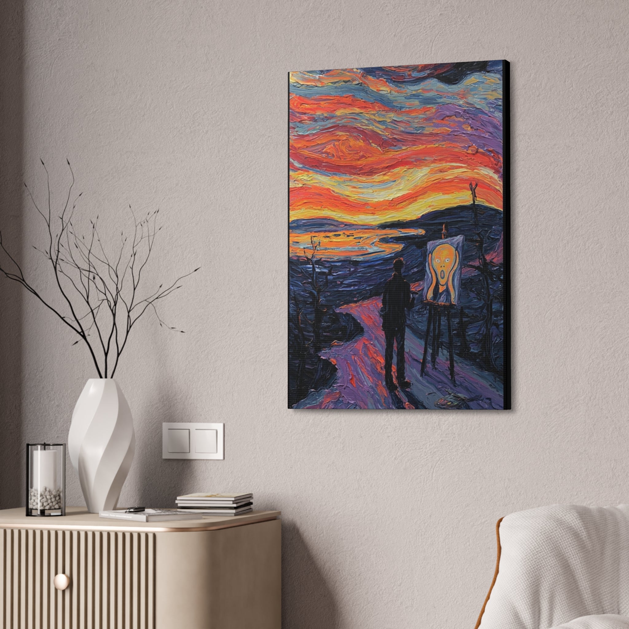 The Artist and the Echo  Canvas Stretched, 1.5''