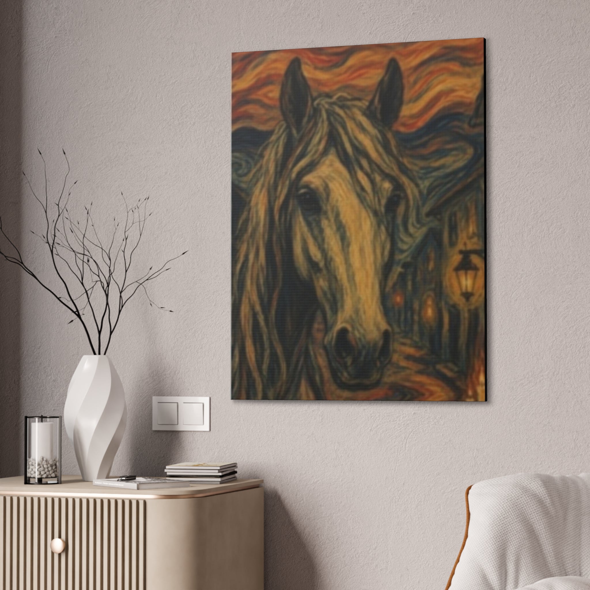 The Silent Wanderer  Canvas Stretched, 0.75"