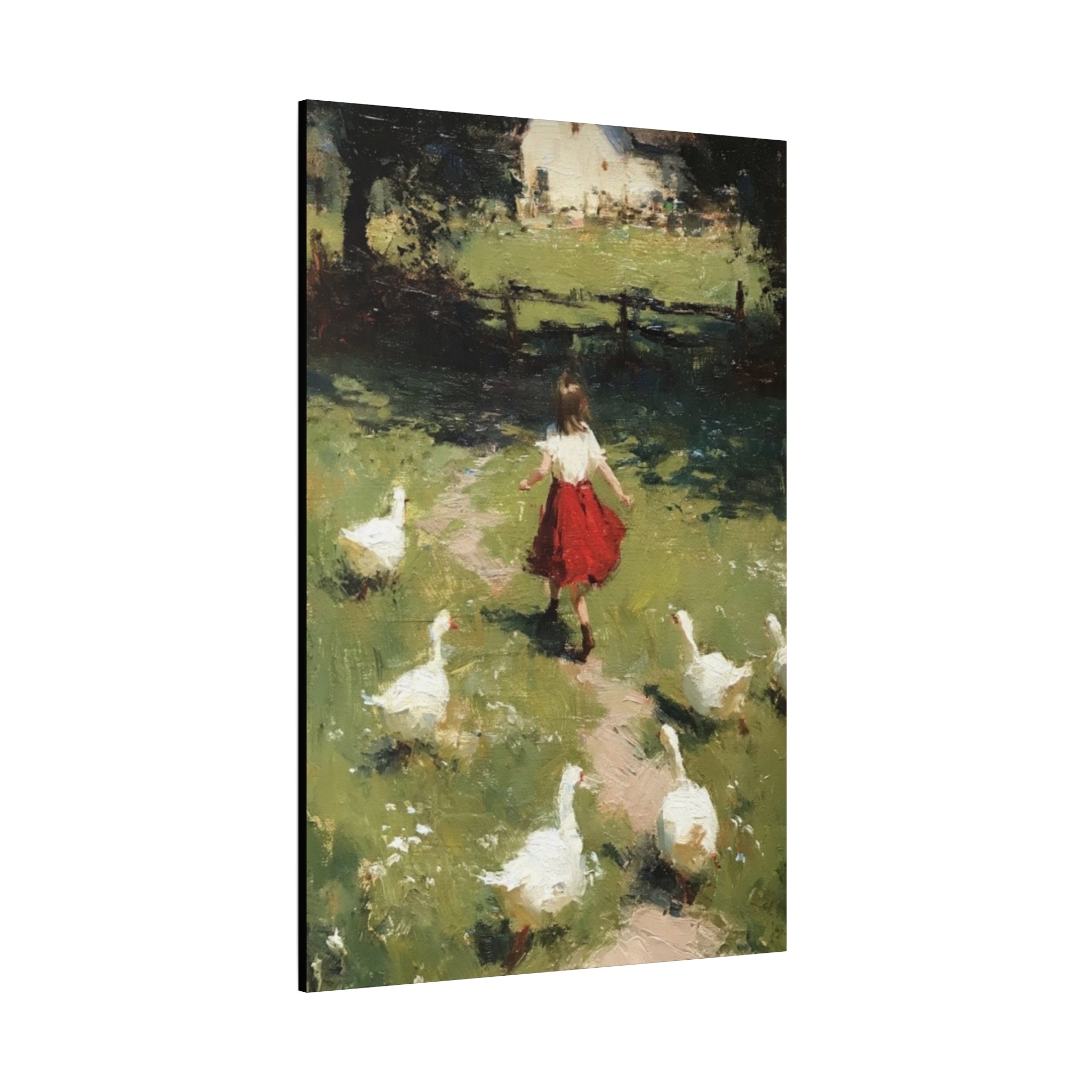 Homeward Through the Meadow  Matte Canvas, Stretched, 1.25"