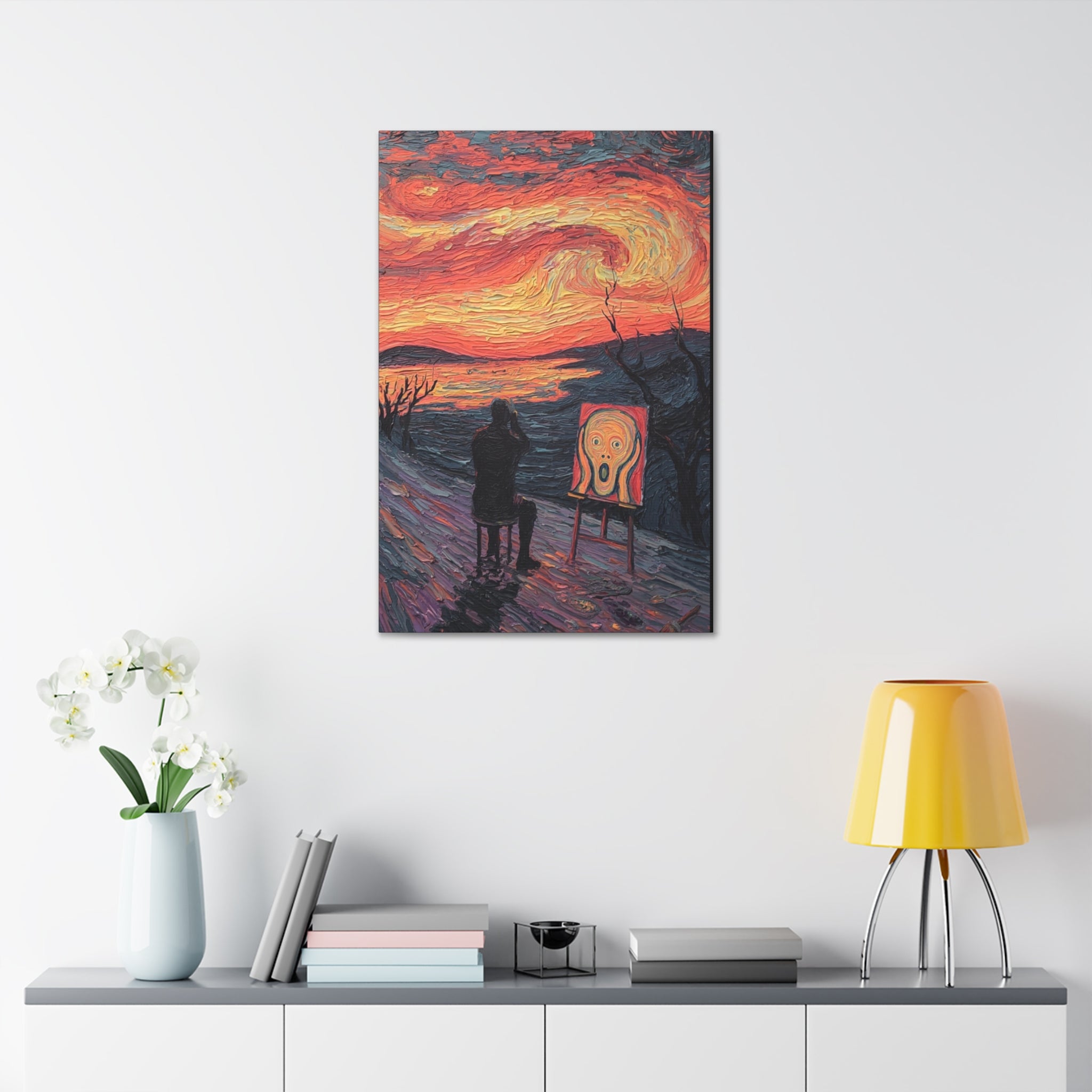 The Artist and the Echo  Canvas Stretched, 1.5''