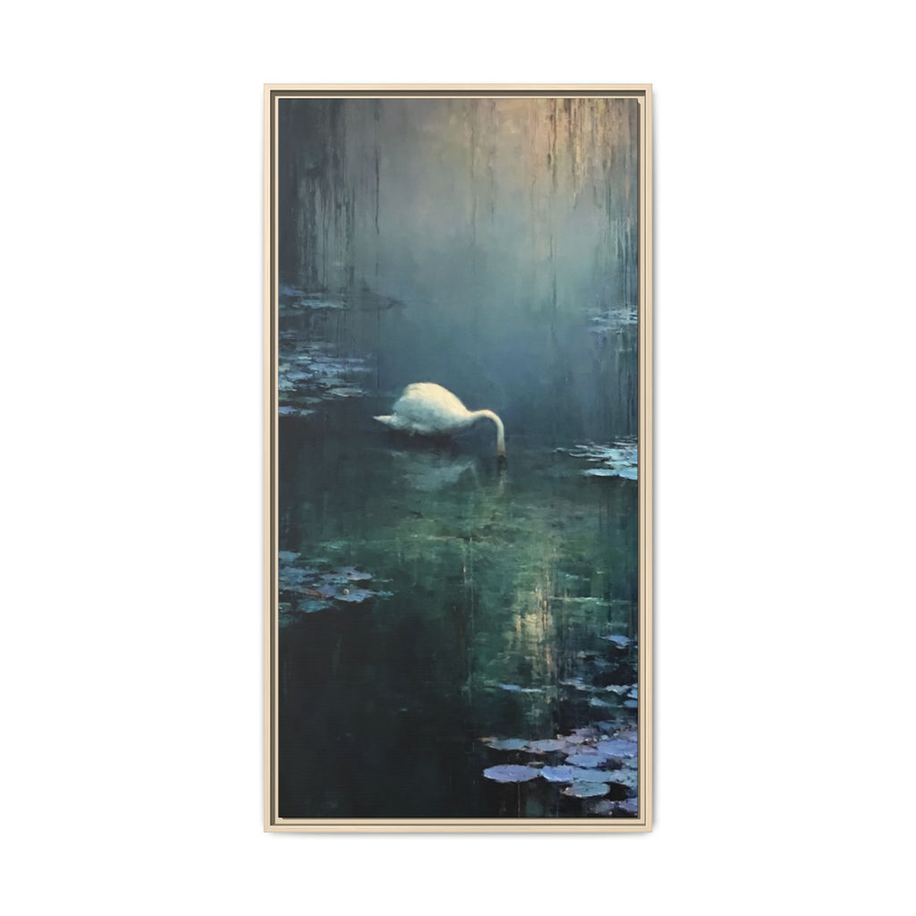 Tears Upon Still Waters Matte Canvas, Framed (Multi-color)