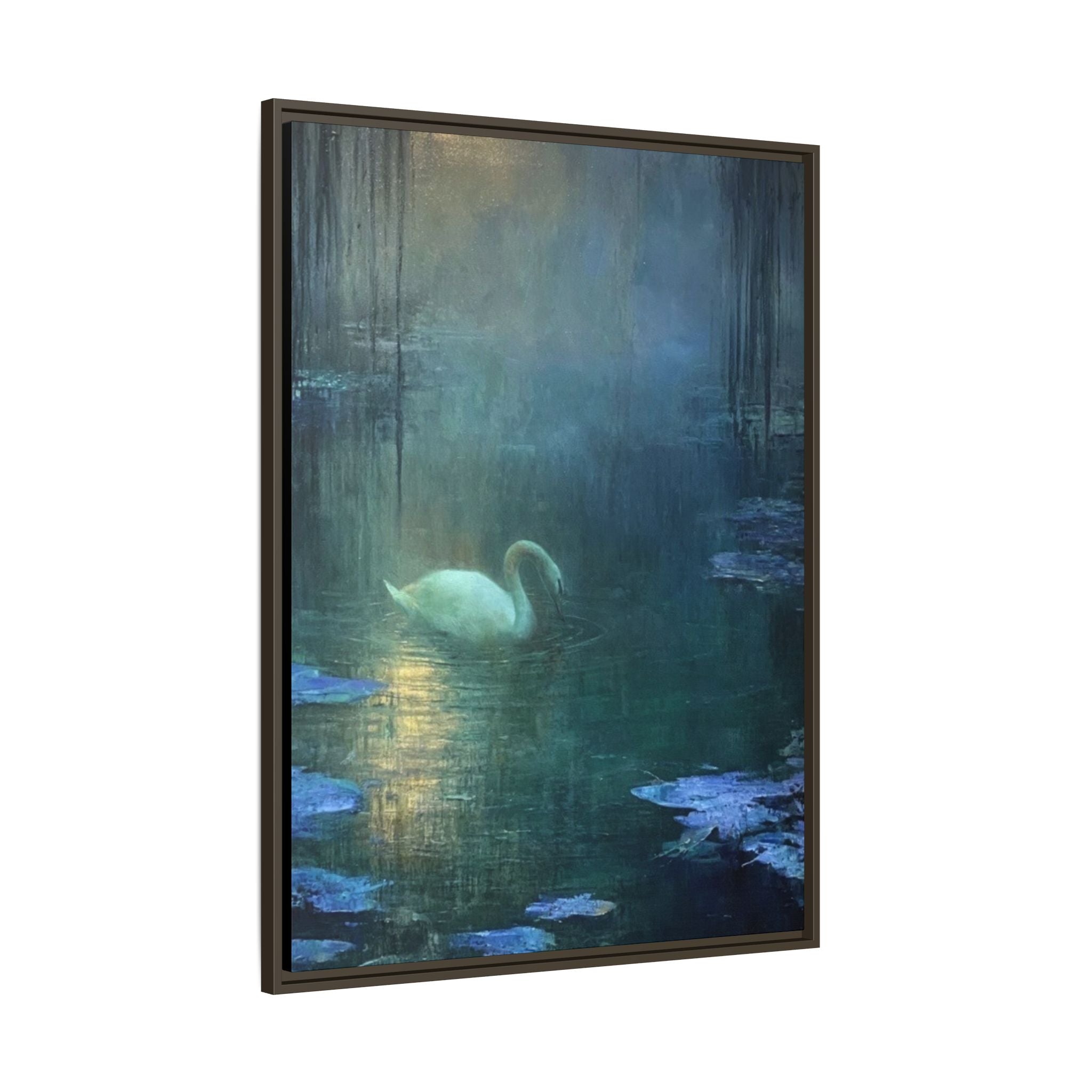 The Weight of Silence   Matte Canvas, Framed (Multi-color)