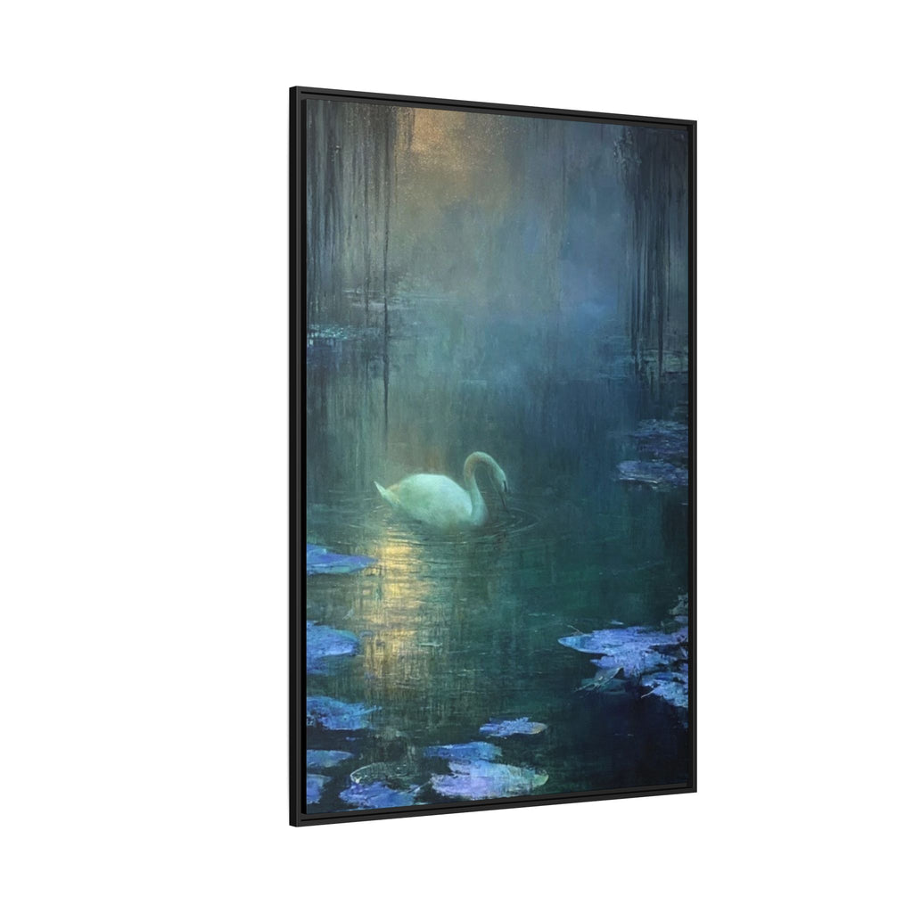 The Weight of Silence   Matte Canvas, Framed (Multi-color)
