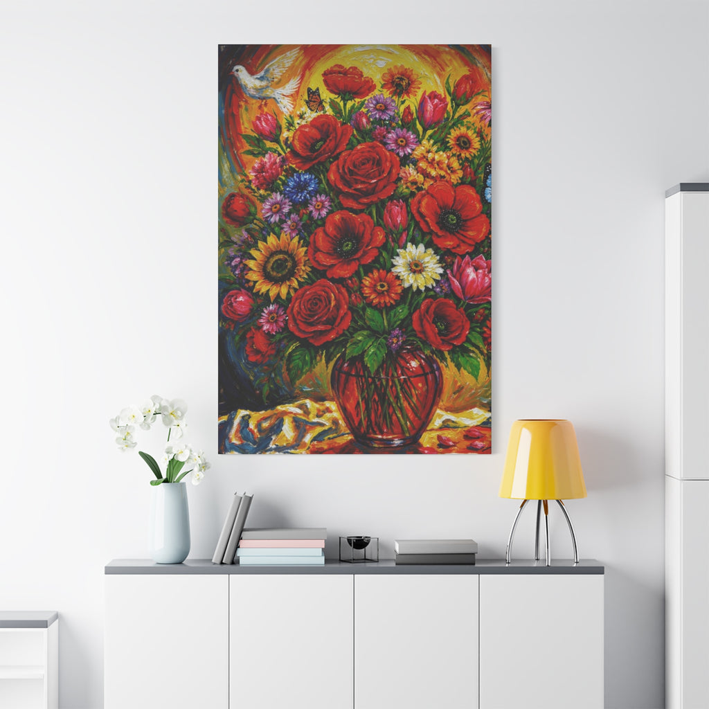 Bouquet of Joy Matte Canvas, Stretched, 1.25"