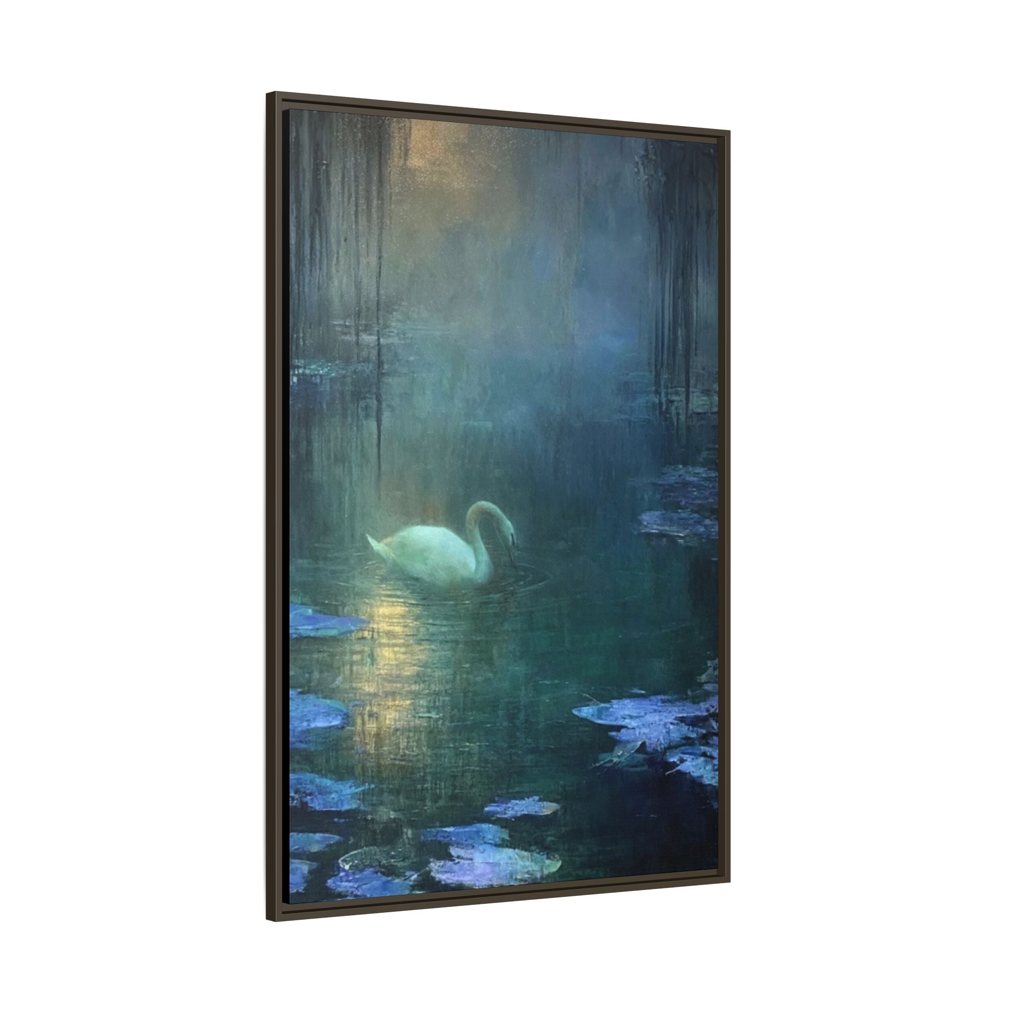 The Weight of Silence   Matte Canvas, Framed (Multi-color)