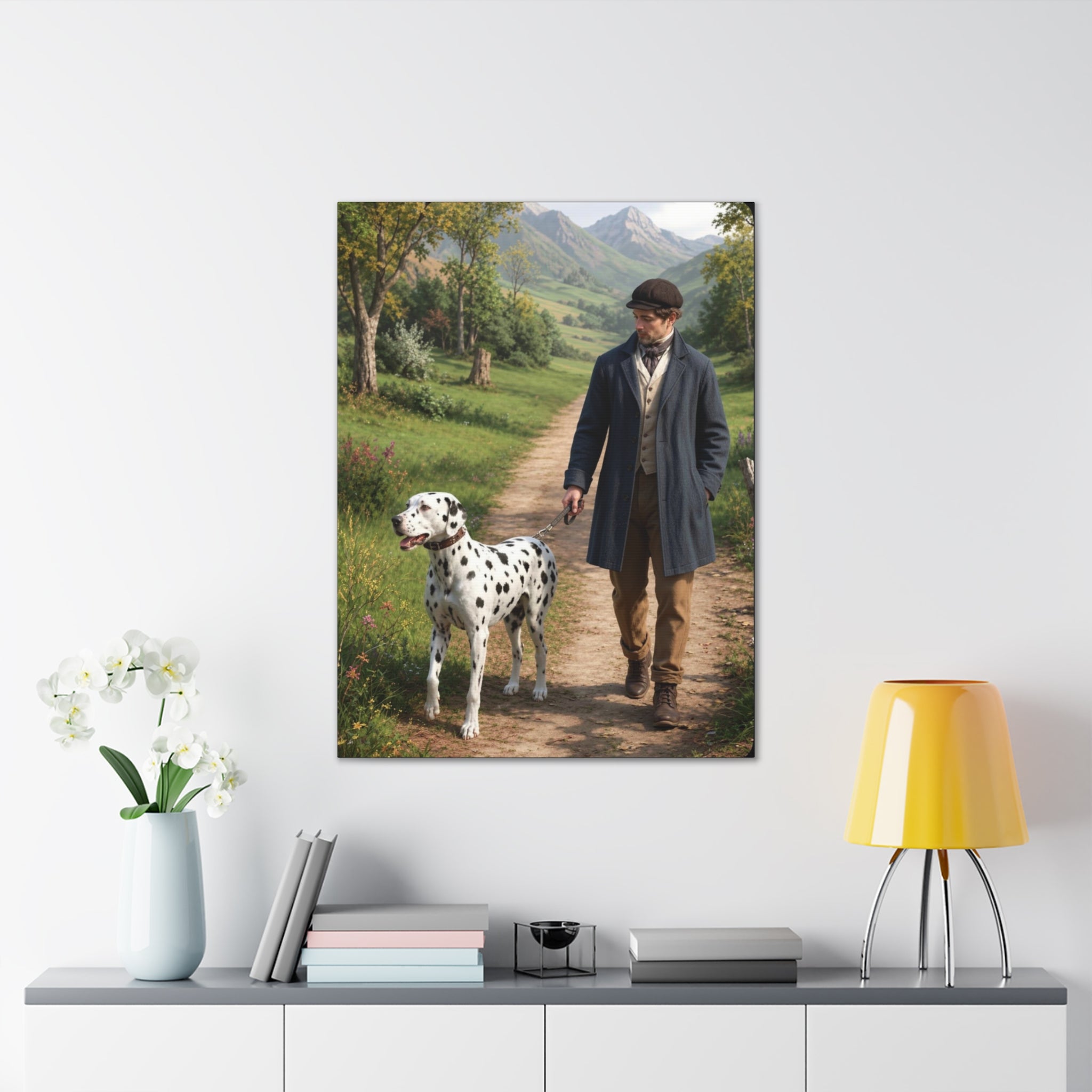 The Dalmatian Walk – Countryside Companion Art Print