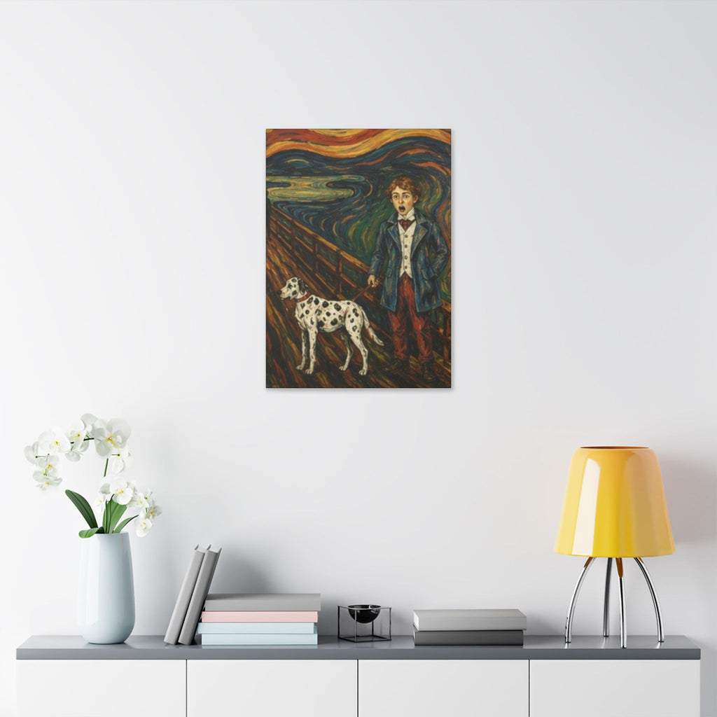 The Dalmatian  Cry  Expressionist Companion Art Print