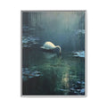 Tears Upon Still Waters Matte Canvas, Framed (Multi-color)