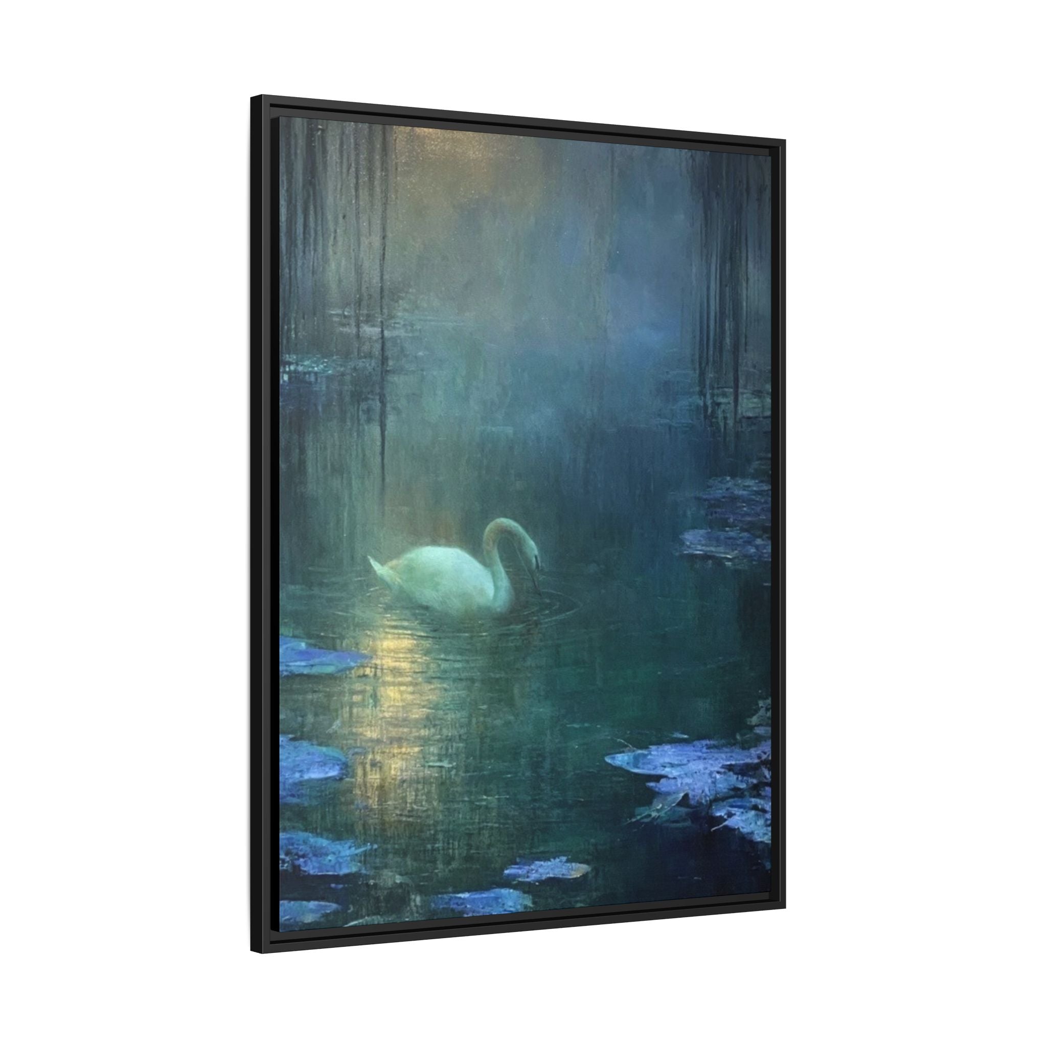 The Weight of Silence   Matte Canvas, Framed (Multi-color)