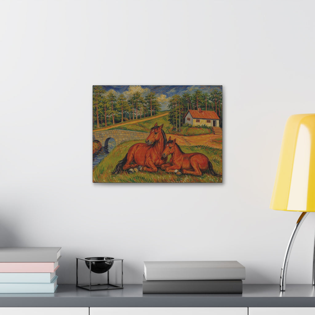 Resting by the Country Stream
