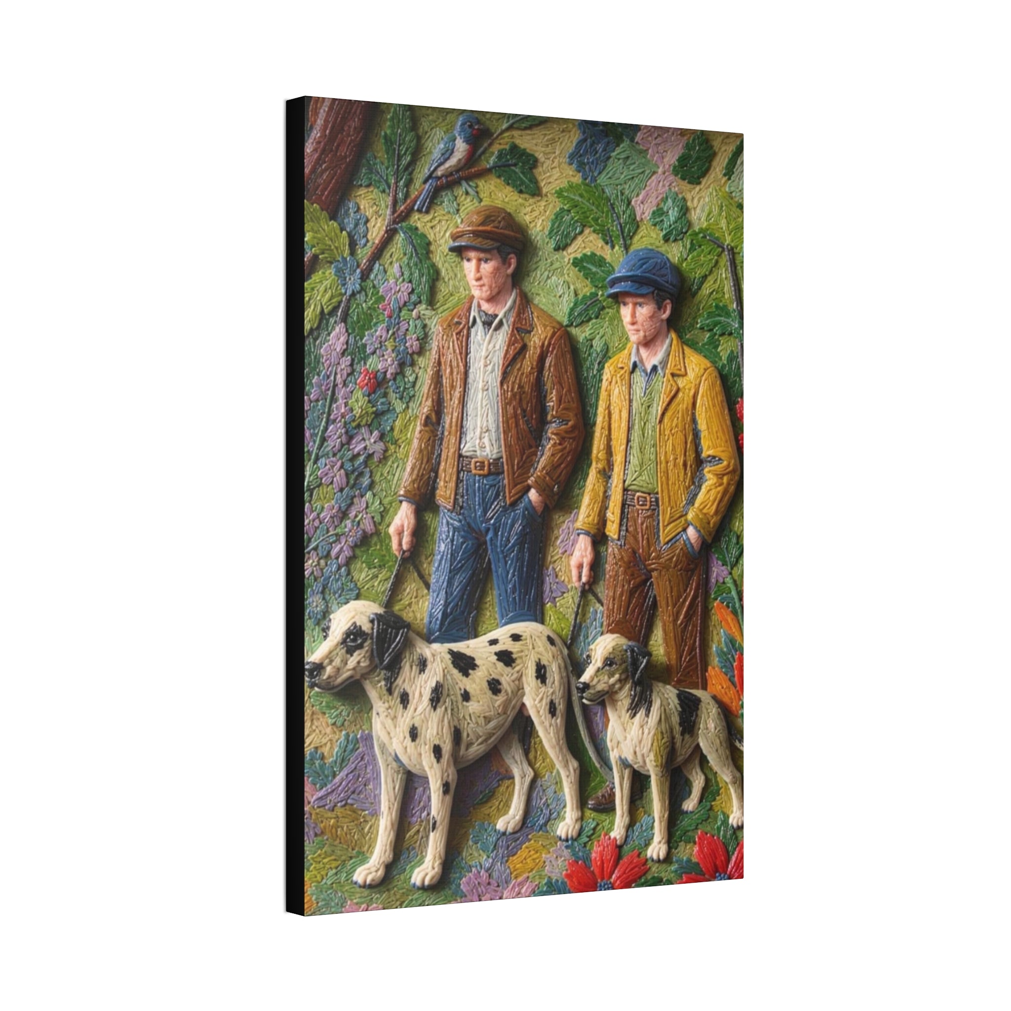 Companions of the Garden Path Canvas Stretched, 1.5''