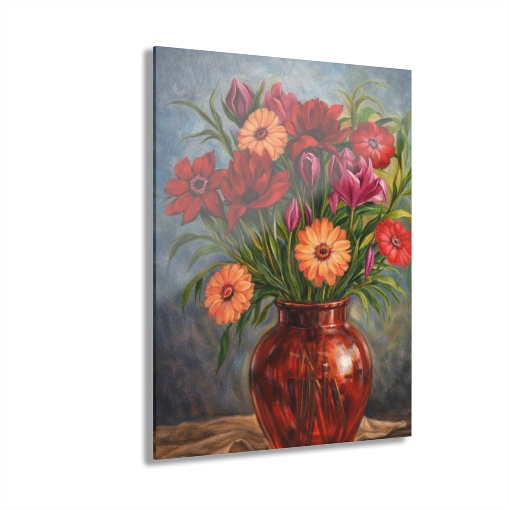 Crimson Blossoms in Bloom