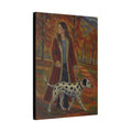 Autumn Stroll with a Friend  Classic Stretched Canvas