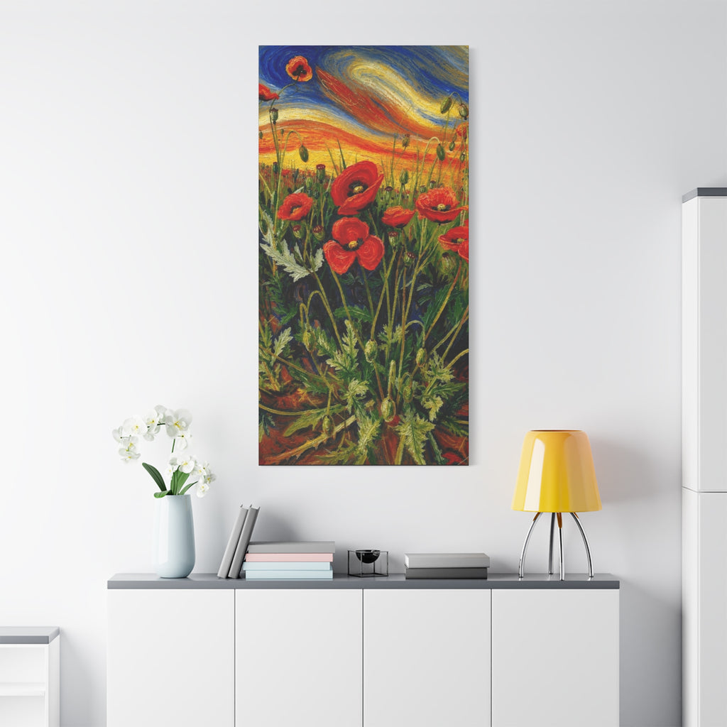 Whispers of the Poppy Meadow Matte Canvas, Stretched, 1.25"