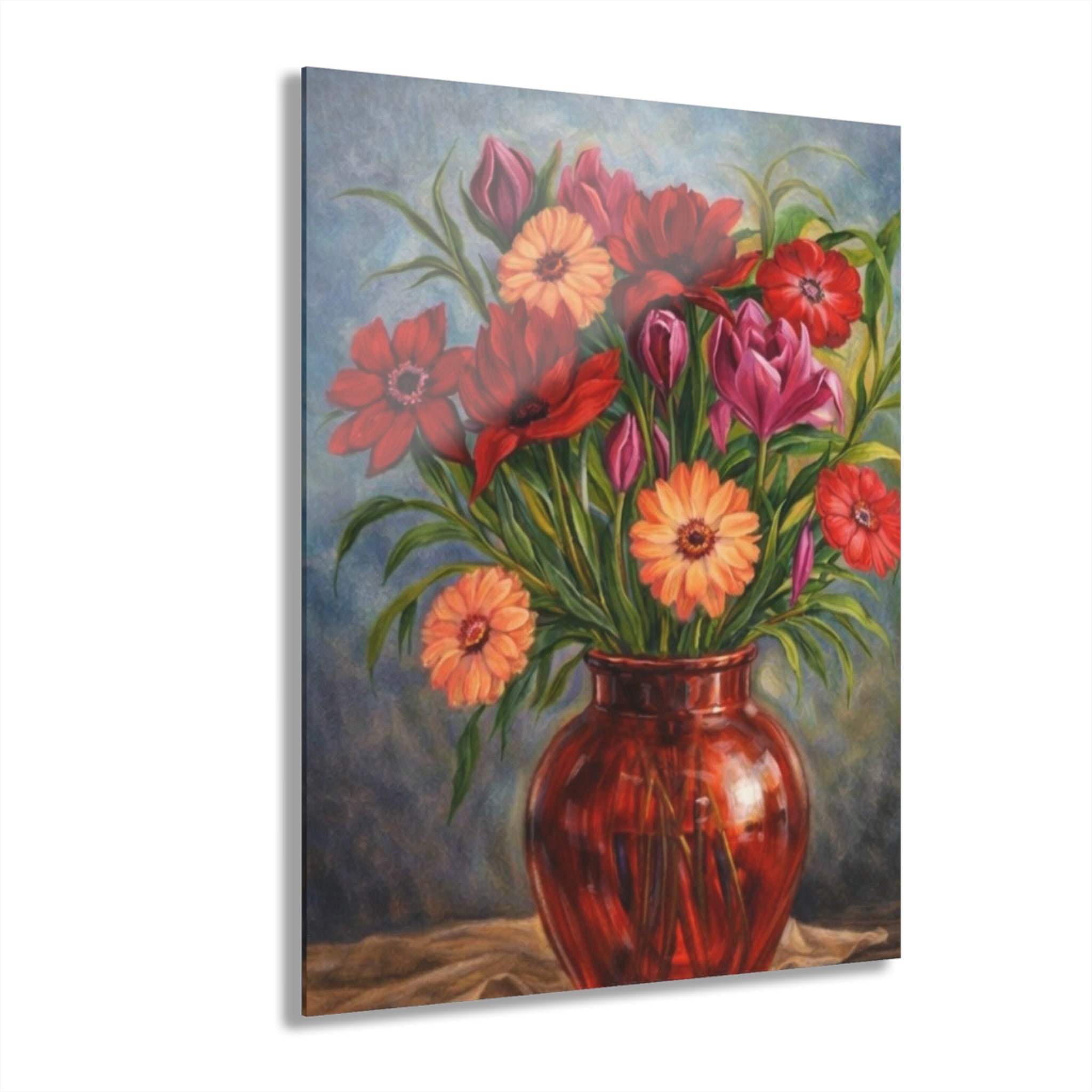 Crimson Blossoms in Bloom