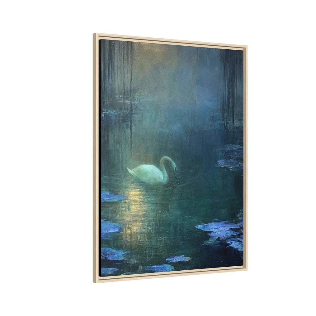The Weight of Silence   Matte Canvas, Framed (Multi-color)