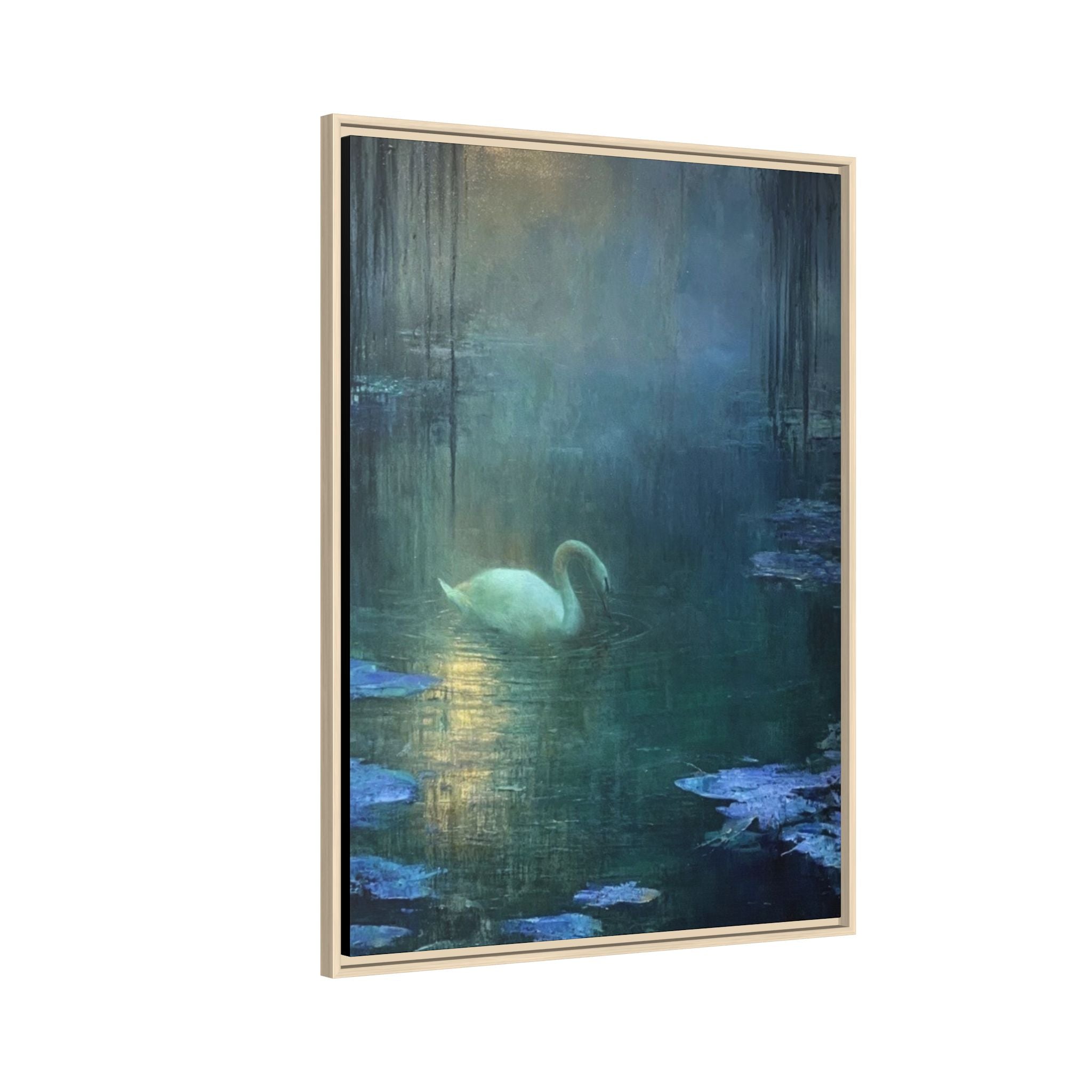 The Weight of Silence   Matte Canvas, Framed (Multi-color)