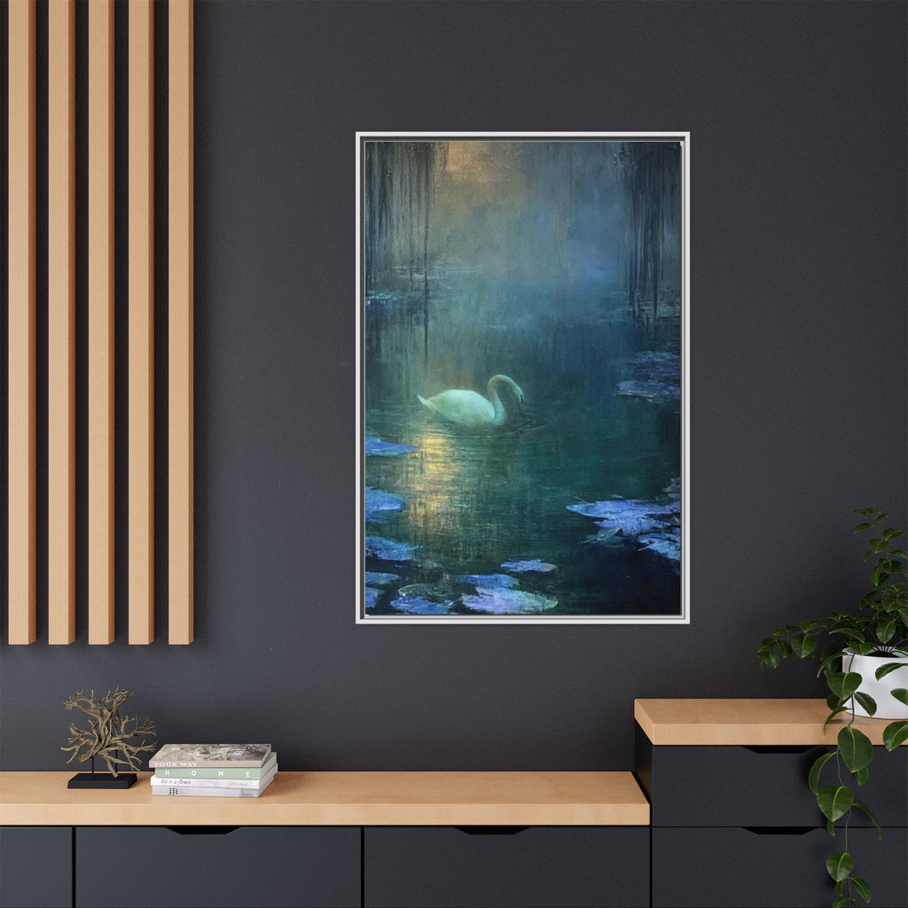 The Weight of Silence   Matte Canvas, Framed (Multi-color)