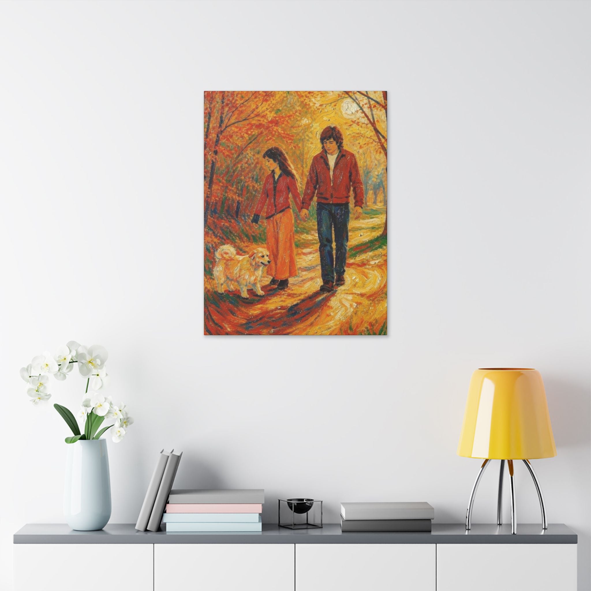 Autumn Promenade     Classic Stretched Canvas