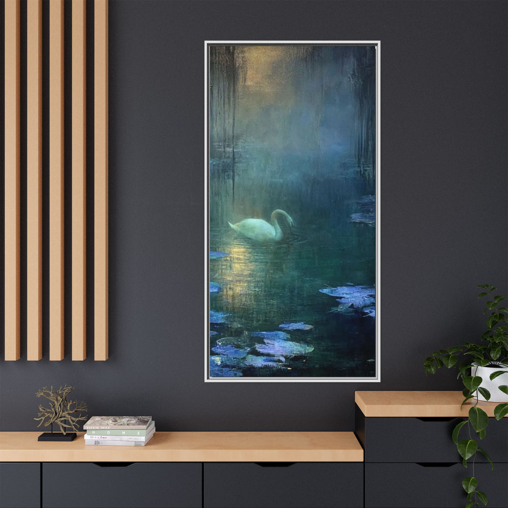 The Weight of Silence   Matte Canvas, Framed (Multi-color)
